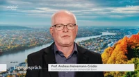 Sicherheitsexperte Prof. Dr. Andreas Heinemann-Grüder am 24. September im Tagesgespräch der ARD alpha zugeschaltet.