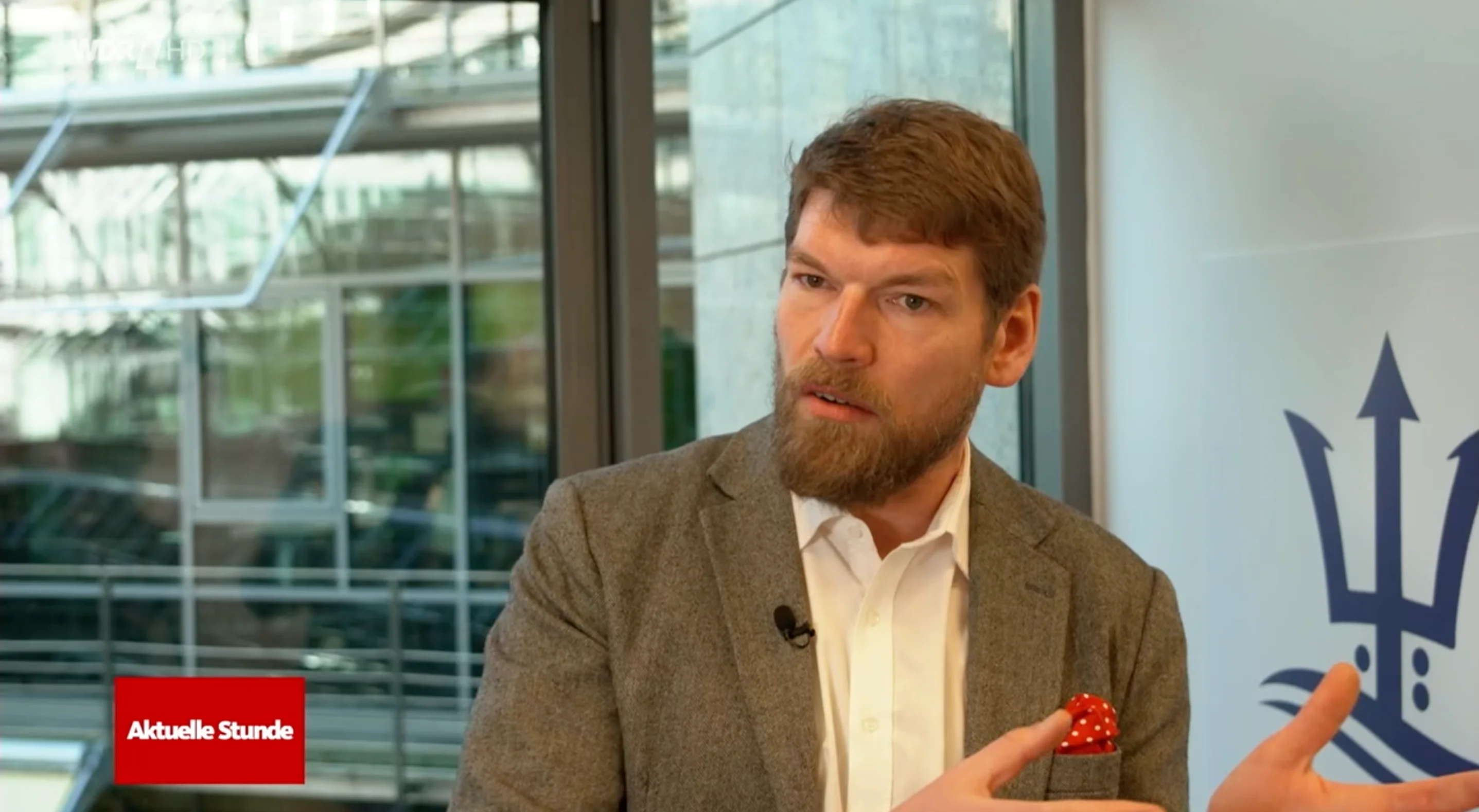 Moritz Brake im Interview mit dem WDR zur Lage in der Ostsee