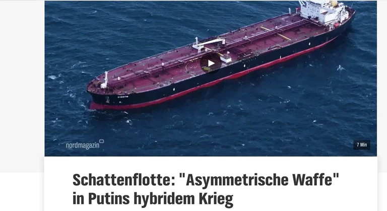 Moritz Brake: Russlands Schattenflotte als "asymmetrische Waffe" im hybriden Krieg