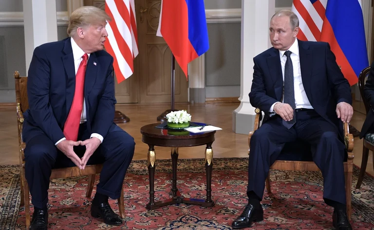 Wladimir Putin und Donald Trump in Helsinki, am 16. Juli 2018.