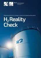 Das im März 2025 veröffentlichte Gutachten „H2-Reality Check. Reappraising the EU's H2 Strategy in a New Era of Geopolitical Disruptions".