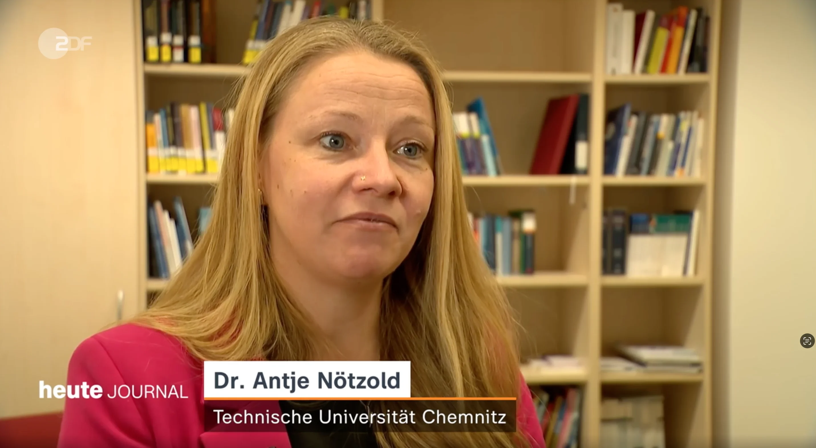 Dr. Antje Nötzold im Interview beim ZDF zur Zukunft der Raumfahrt