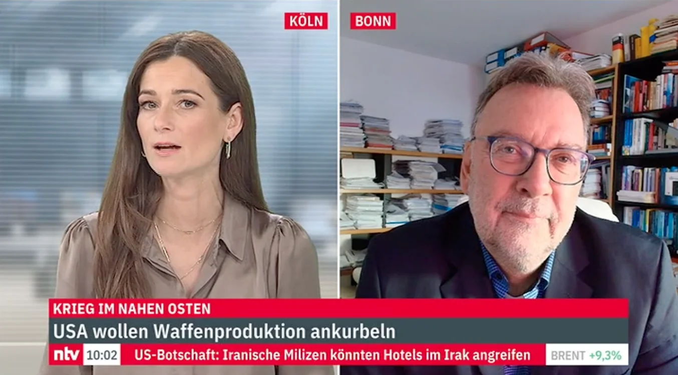 Dr. Frank Umbach bei n-tv