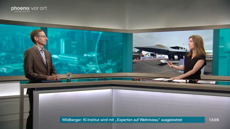 Dr. Joachim Weber bei phoenix vor Ort