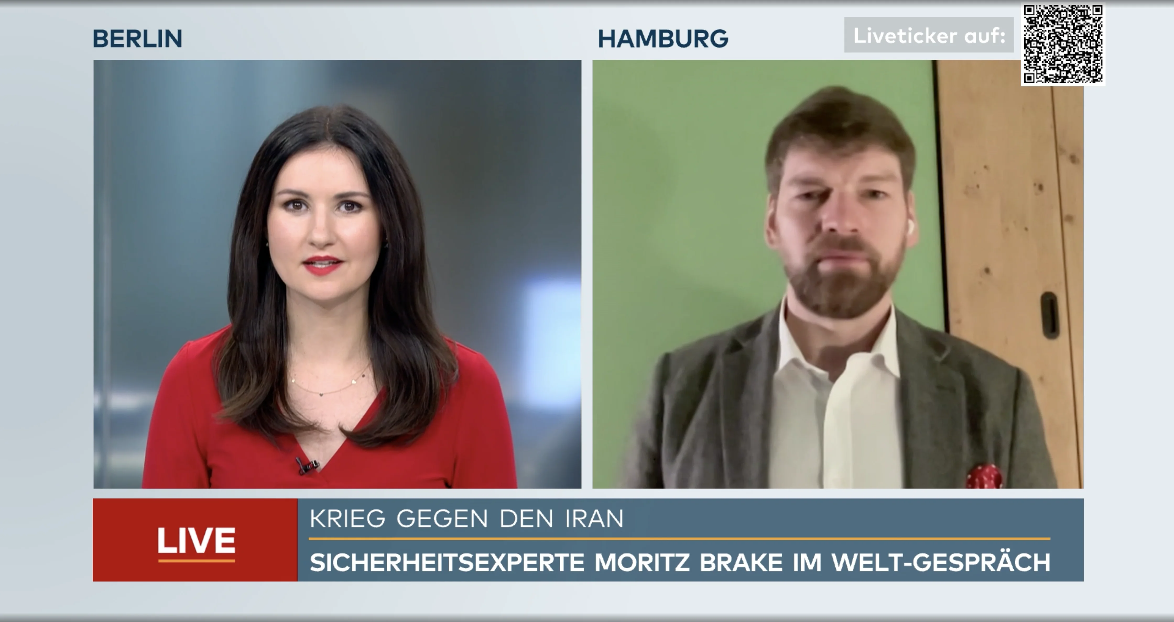 Dr. Moritz Brake bei WELT TV