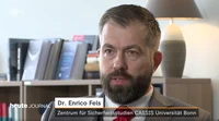 Dr. Enrico Fels beim ZDF heute journal