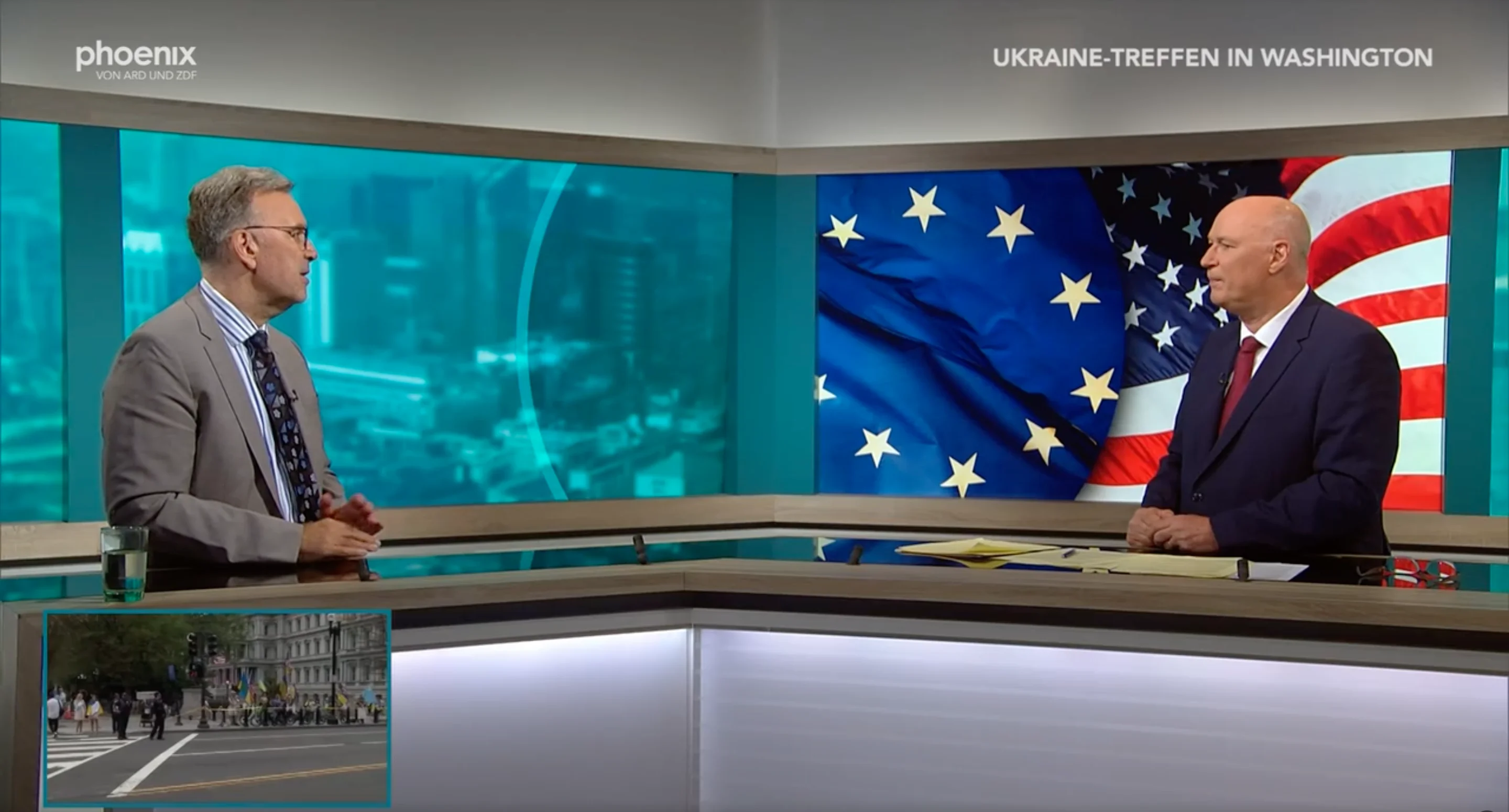 Dr. Frank Umbach zu Gast bei Phoenix vor Ort am 18. August 2025.