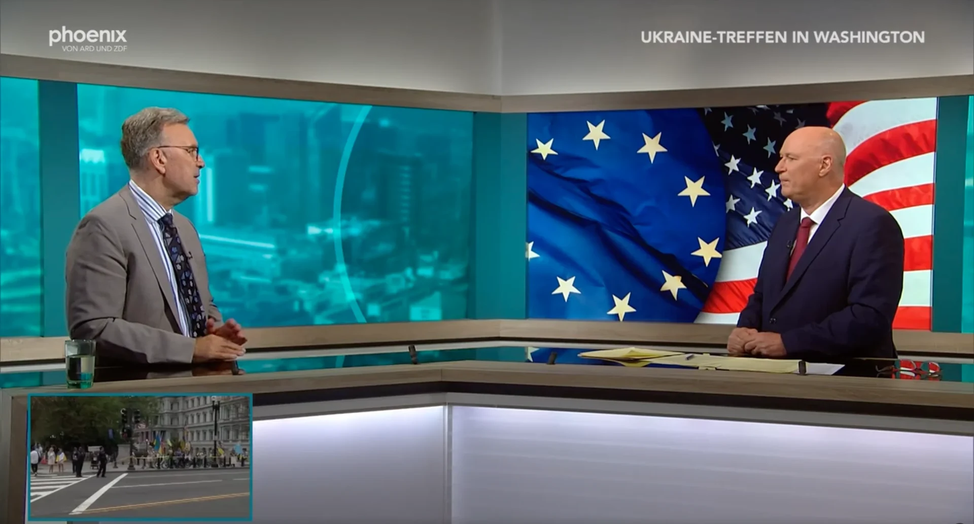 Dr. Frank Umbach zu Gast bei Phoenix vor Ort am 18. August 2025.