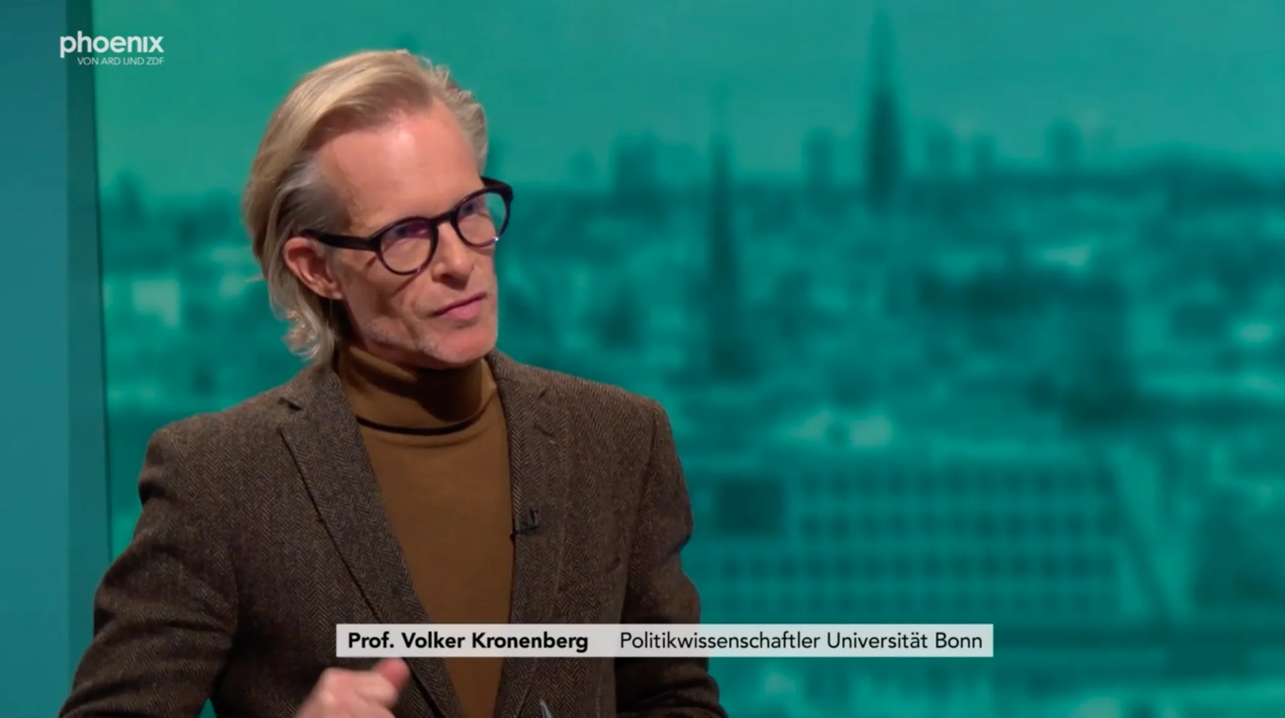 Prof. Dr. Kronenberg bei Phoenix vor ort