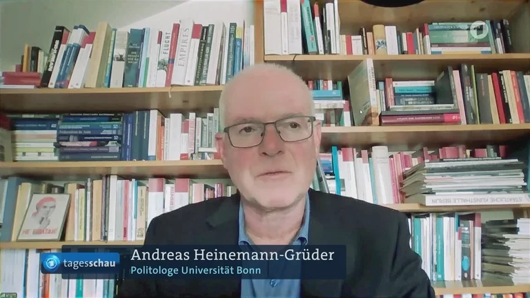 Prof. Dr. Andreas Heinemann-Grüder im Interview mit der Tagesschau
