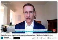 Dr. Joachim Weber über das Arbeitstreffen des finnischen Präsidenten mit Bundeskanzler Olaf Scholz.