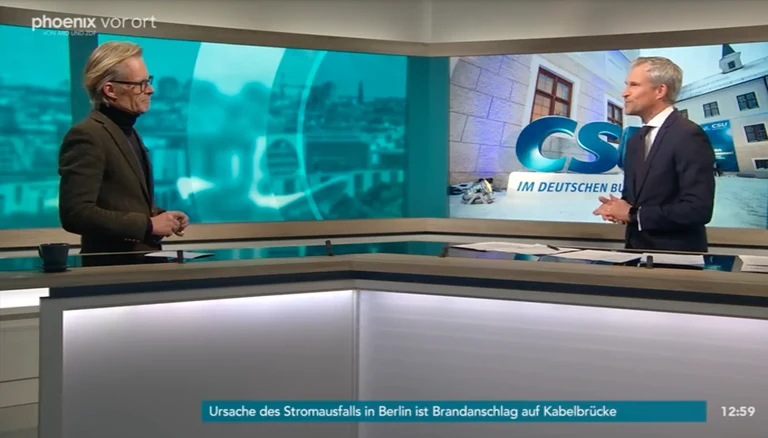 Prof. Dr. Volker Kronenberg zu Gast bei phoenix vor ort