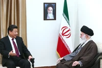 Xi Jinping and Ali Khamenei