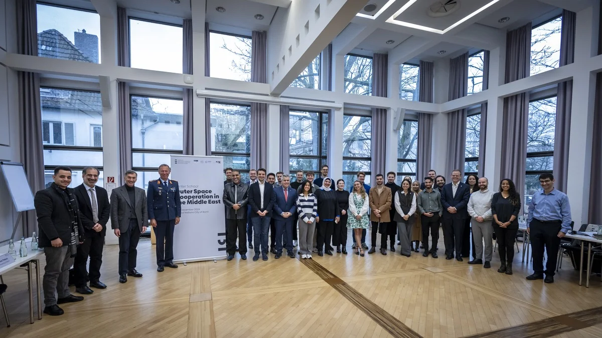 Rückblick auf die Winter School "Outer Space Cooperation in the Middle East" in Bonn