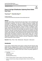 Power in the Age of Datafication: Exploring China’s Global Data Power