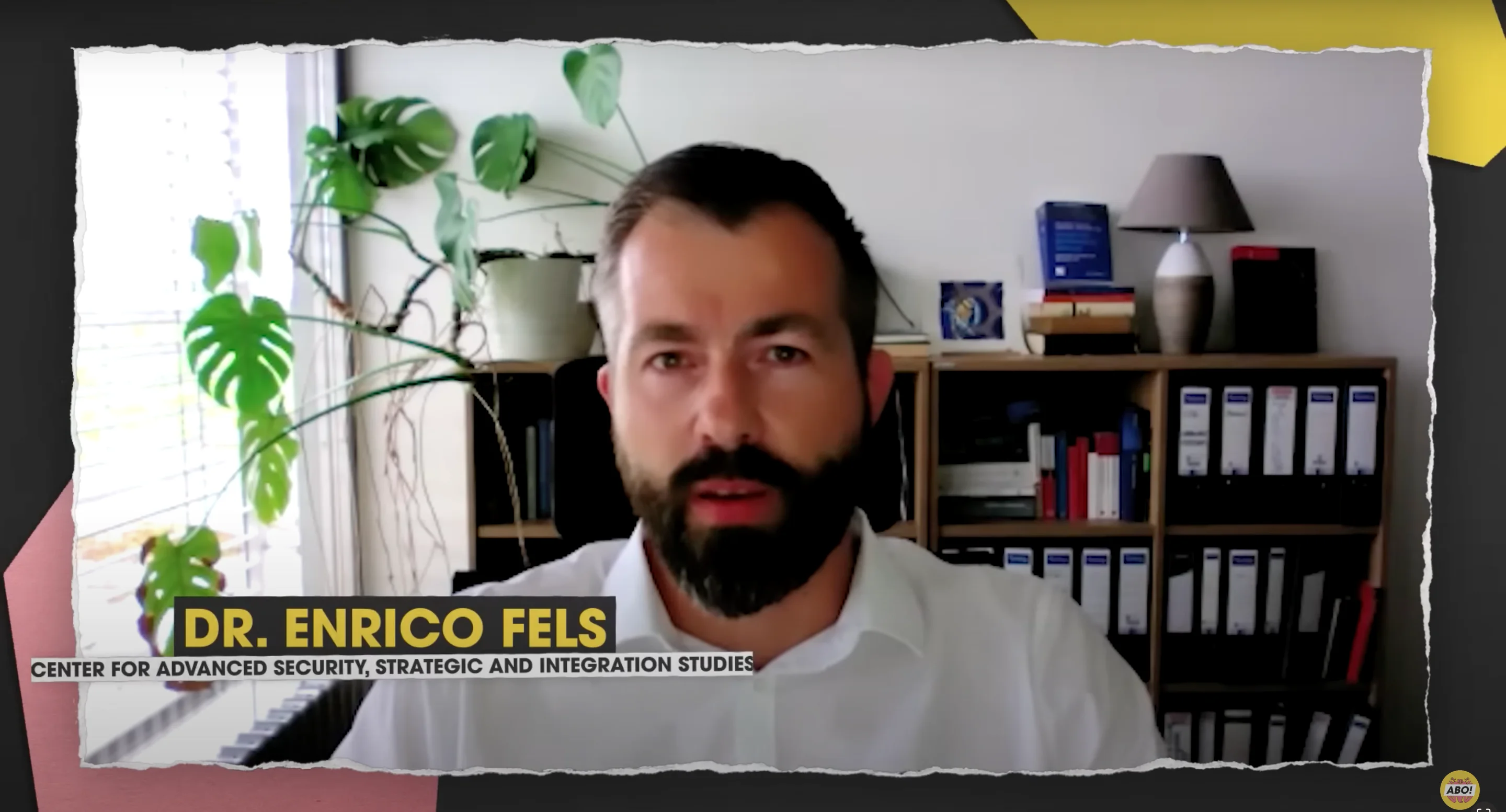 Dr. Enrico Fels at "Funk" on Germany's Interests in Outer Space