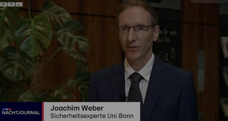 Dr. Joachim Weber im RTL Nachtjournal
