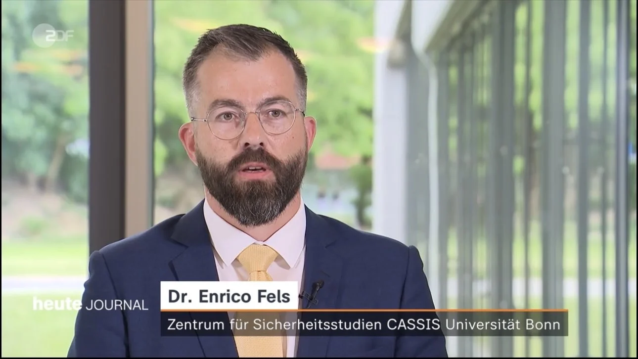 Dr. Enrico Fels in heute journal: A turning point in space