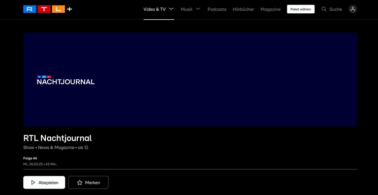 Joachim Weber im Interview bei RTL zur Rüstungsindustrie