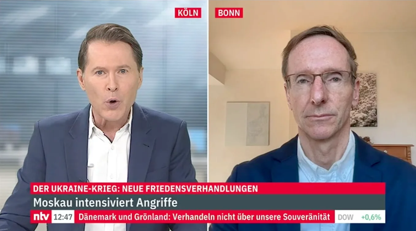 Dr. Joachim Weber bei n-tv über die Lage in der Ukraine