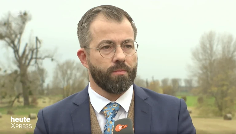Dr. Enrico Fels on ZDF heute Xpress