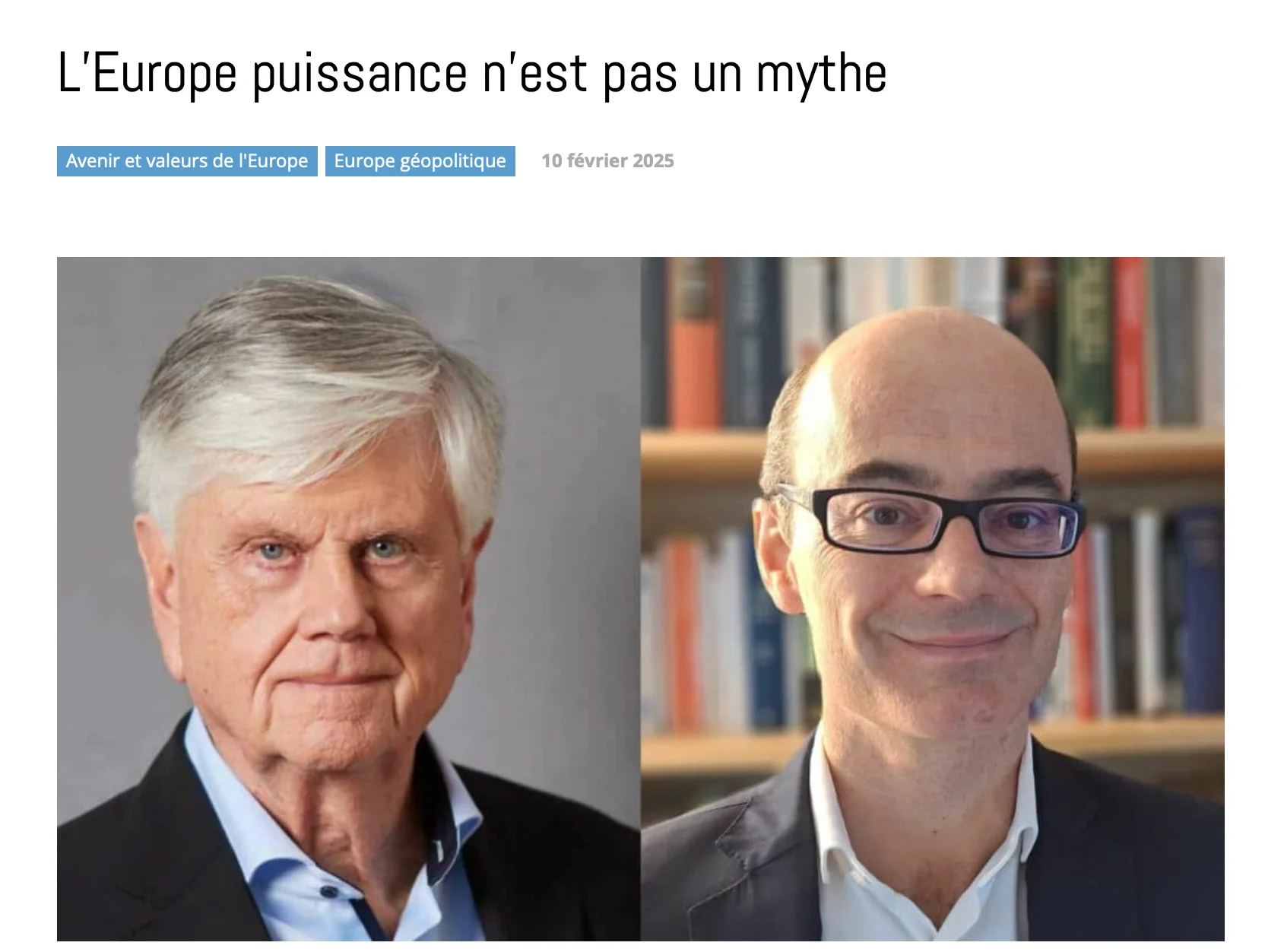 Hans-Dieter Heumann and Landry Charrier in conversation with the ECFR about Europe's power between challenges and geopolitical opportunities.