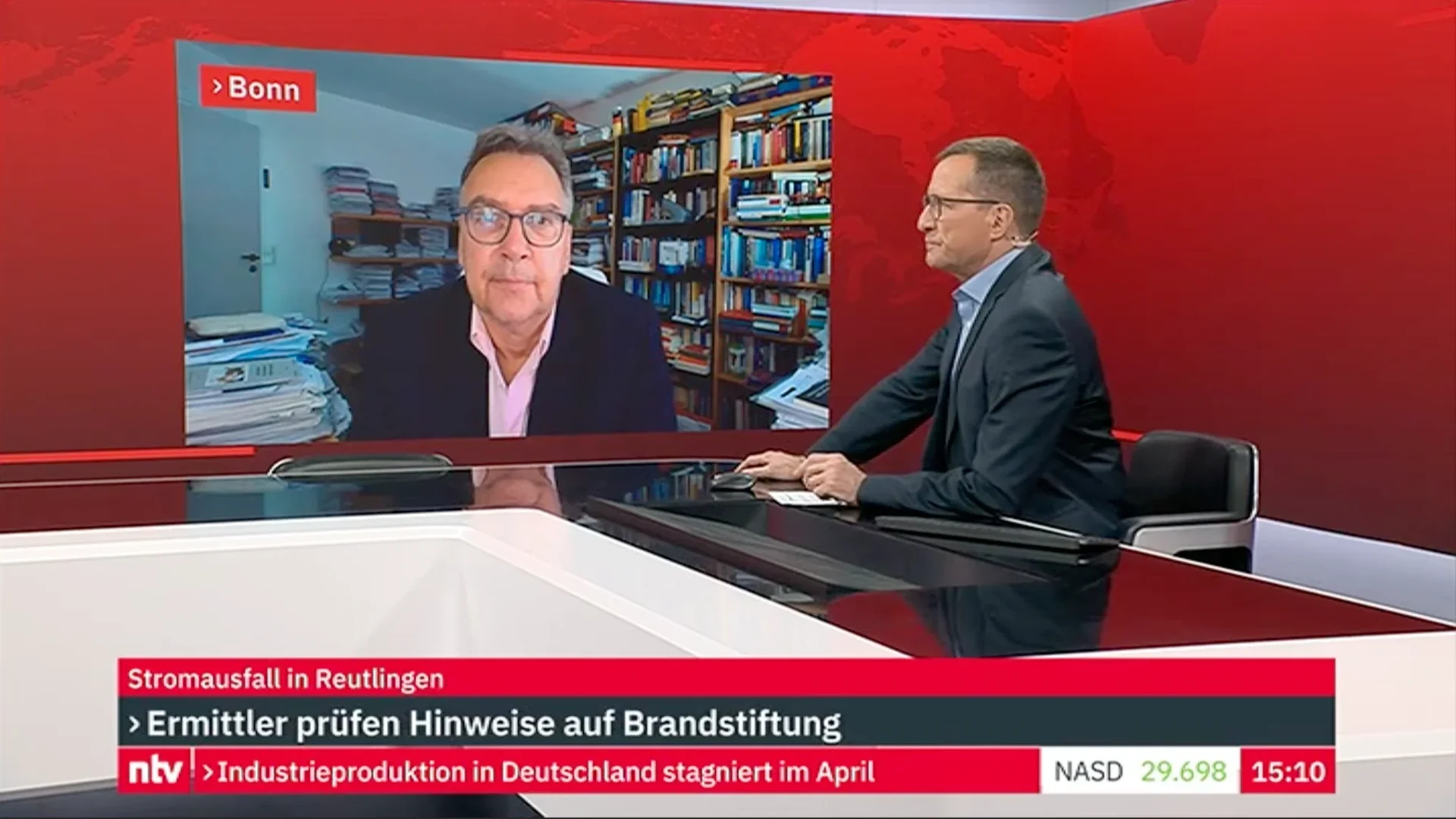 Dr. Frank Umbach im Interview mit n-tv