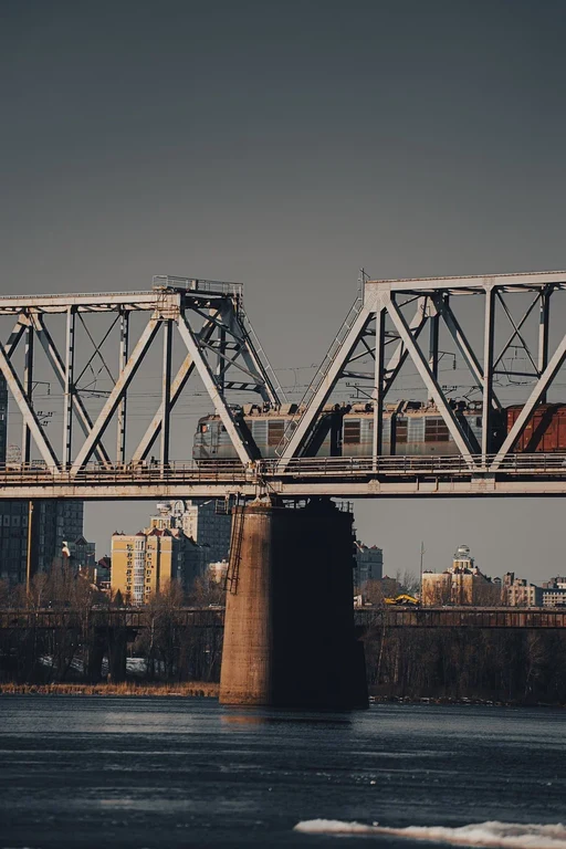 An example of critical infrastructure : a railway bridge.