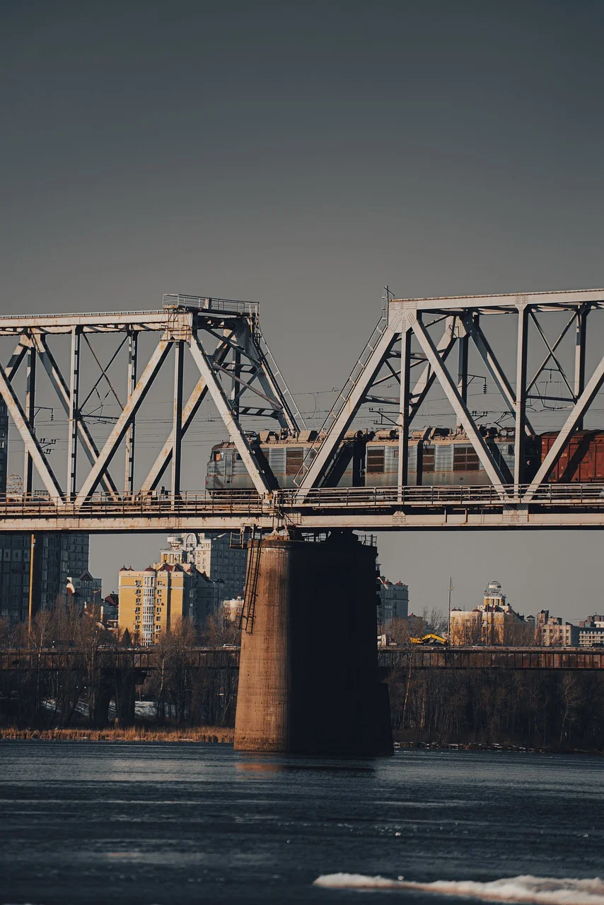An example of critical infrastructure : a railway bridge.