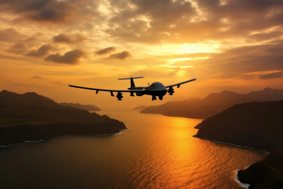 Battle drones (generated with AI).