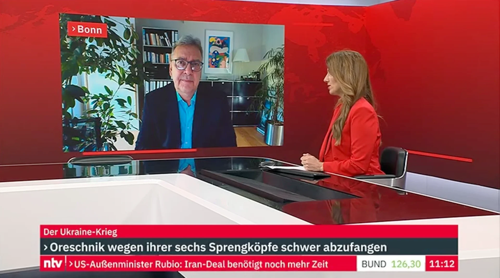 Dr. Frank Umbach im Interview mit n-tv