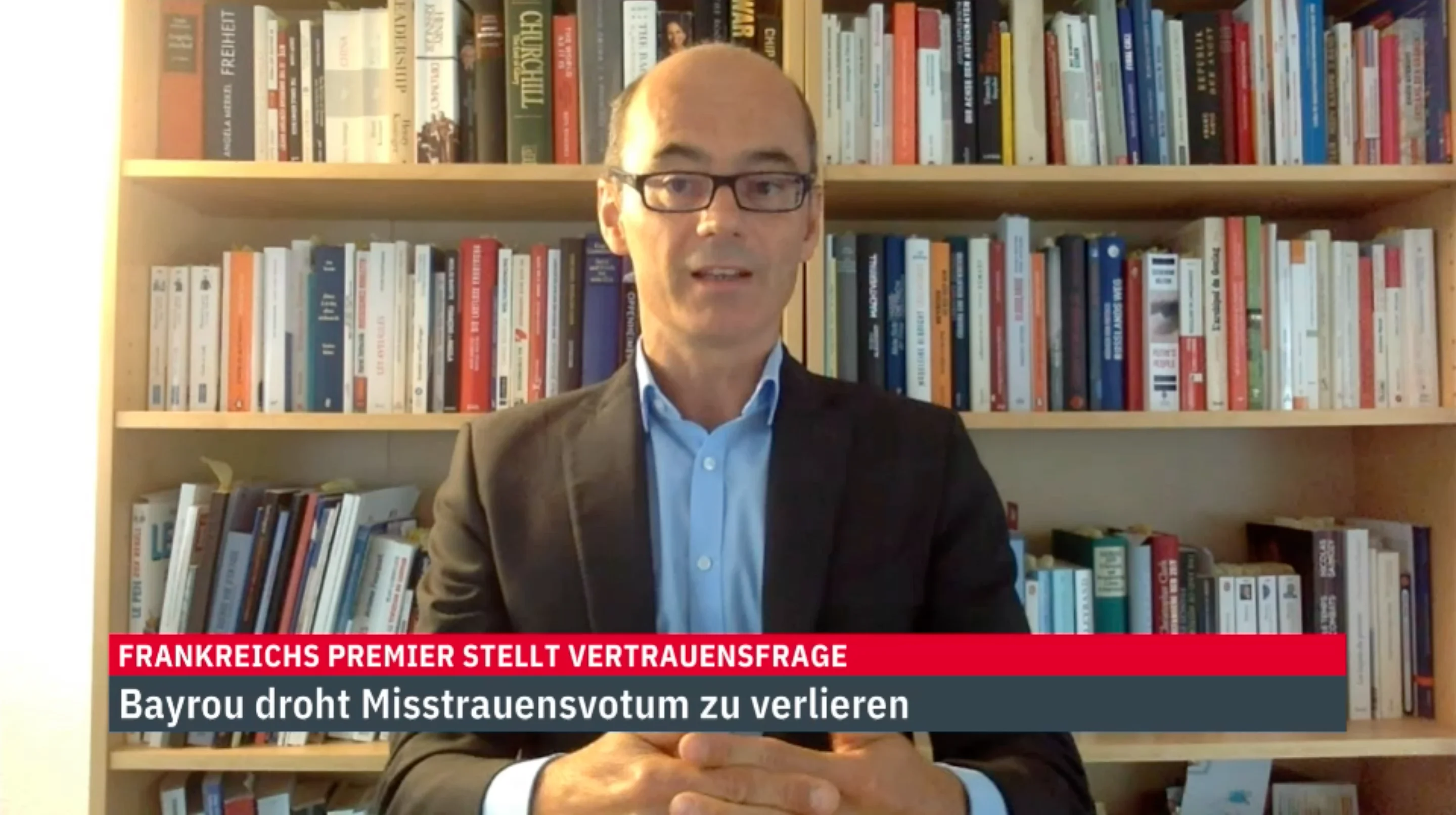 Dr. habil. Landry Charrier analyzes the current situation in French domestic politics on n-tv.