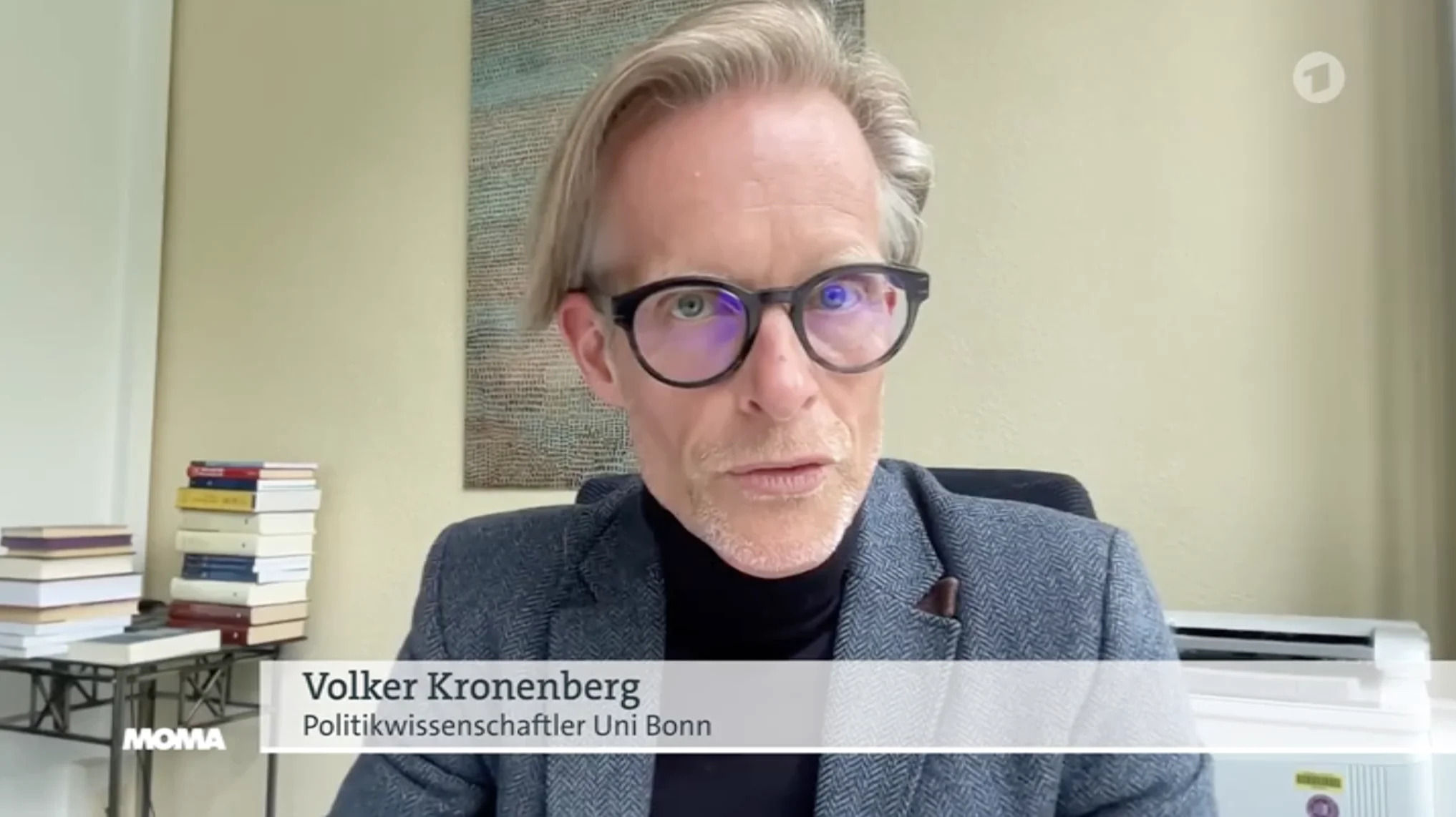 Prof. Dr. Volker Kronenberg im Interview mit dem ARD-Morgenmagazin