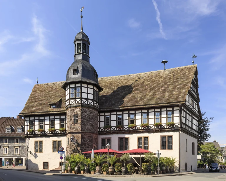 The town hall of the East Westphalian district city of Höxter