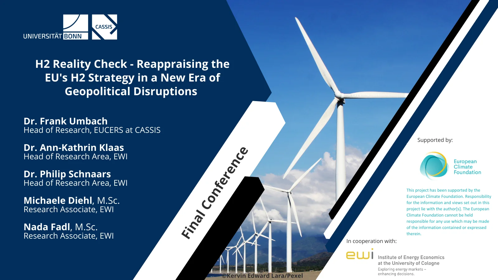 Final Conference Forschungsprojekt H2 Reality Check