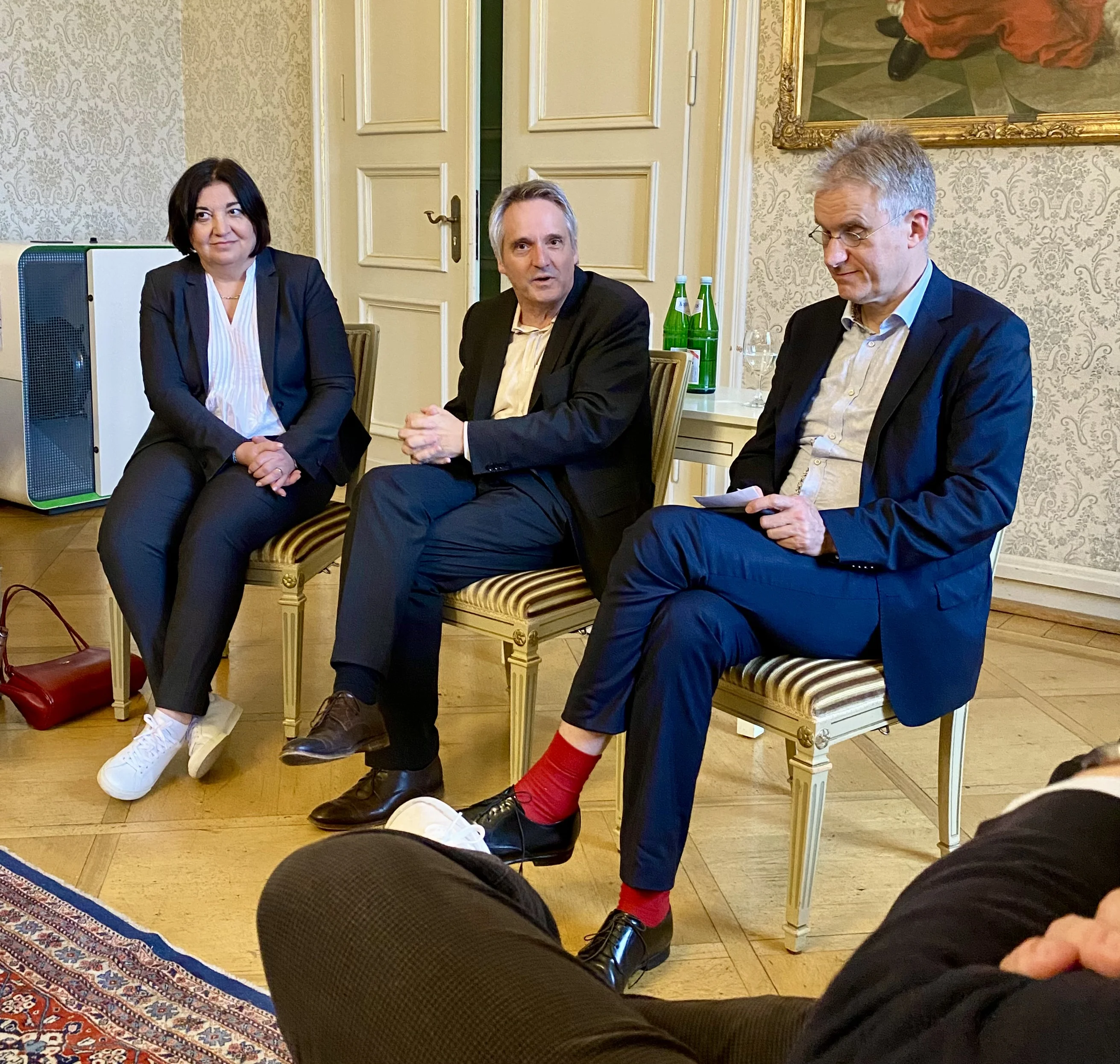 Speakers: Ms. Deligöz, Prof. Decker and Prof. Dr. Schlie