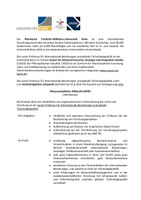 Stellenausschreibung, Junior-Professur für Internationale Beziehungen und globale Technologiepolitik