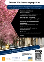 Poster Bonner Wettbewerbsgespräche