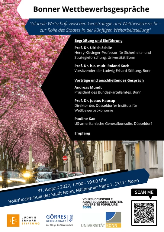 Poster Bonner Wettbewerbsgespräche
