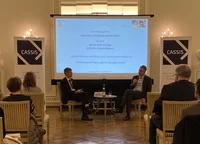 Britischer Generalkonsul Herr HMCG Rafe Courage und Prof. Dr. Ulrich Schlie