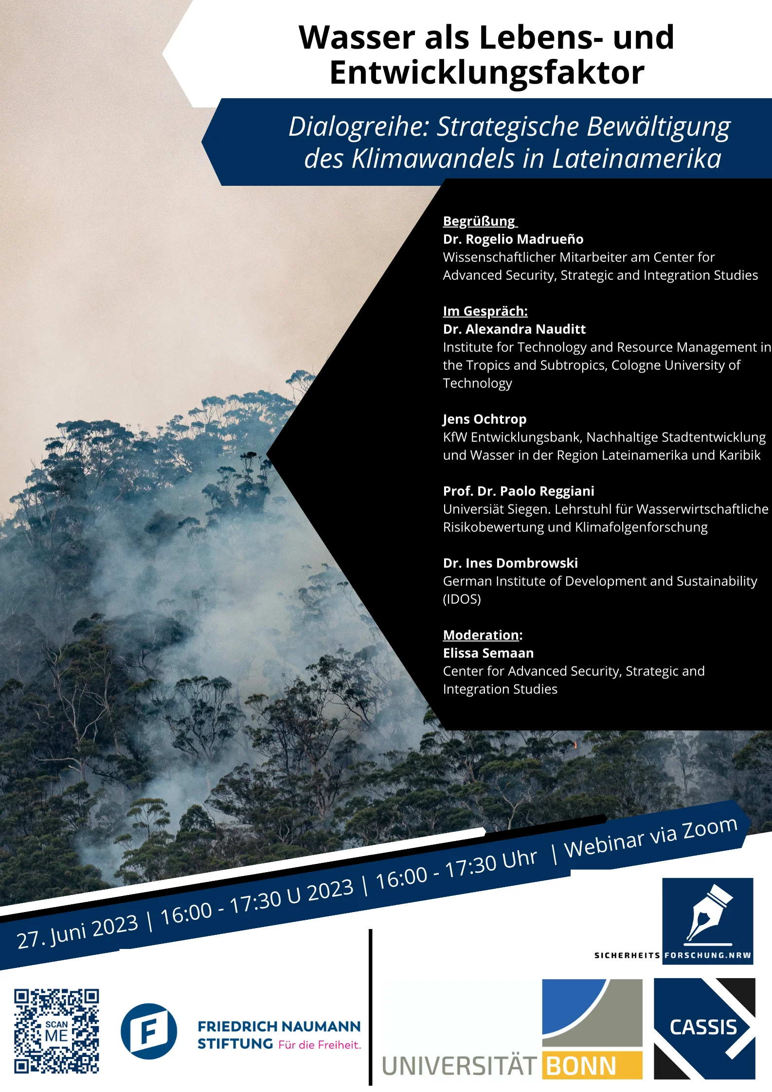 VA 27.06 Wasser als Lebens- und Entwicklungsfaktor