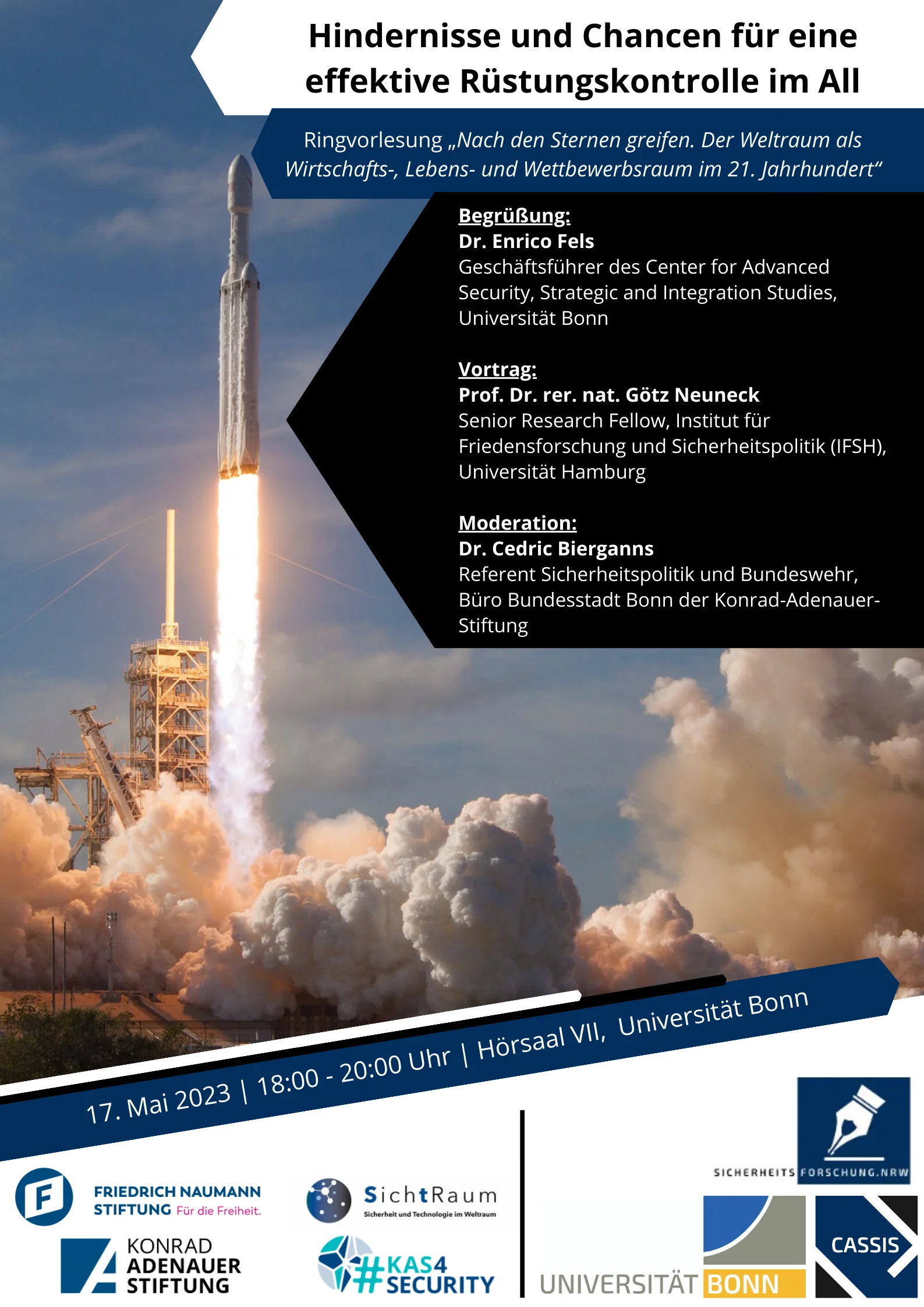 VA 17.05 Hindernisse und Chancen für eine effektive Rüstungskontrolle im All