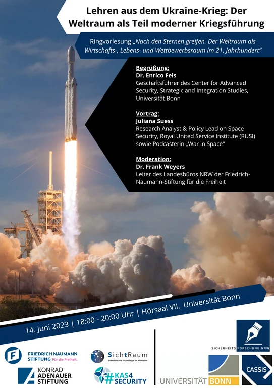 VA 14.06 Lehren aus dem Ukraine-Krieg: Der Weltraum als Teil moderner Kriegsführung