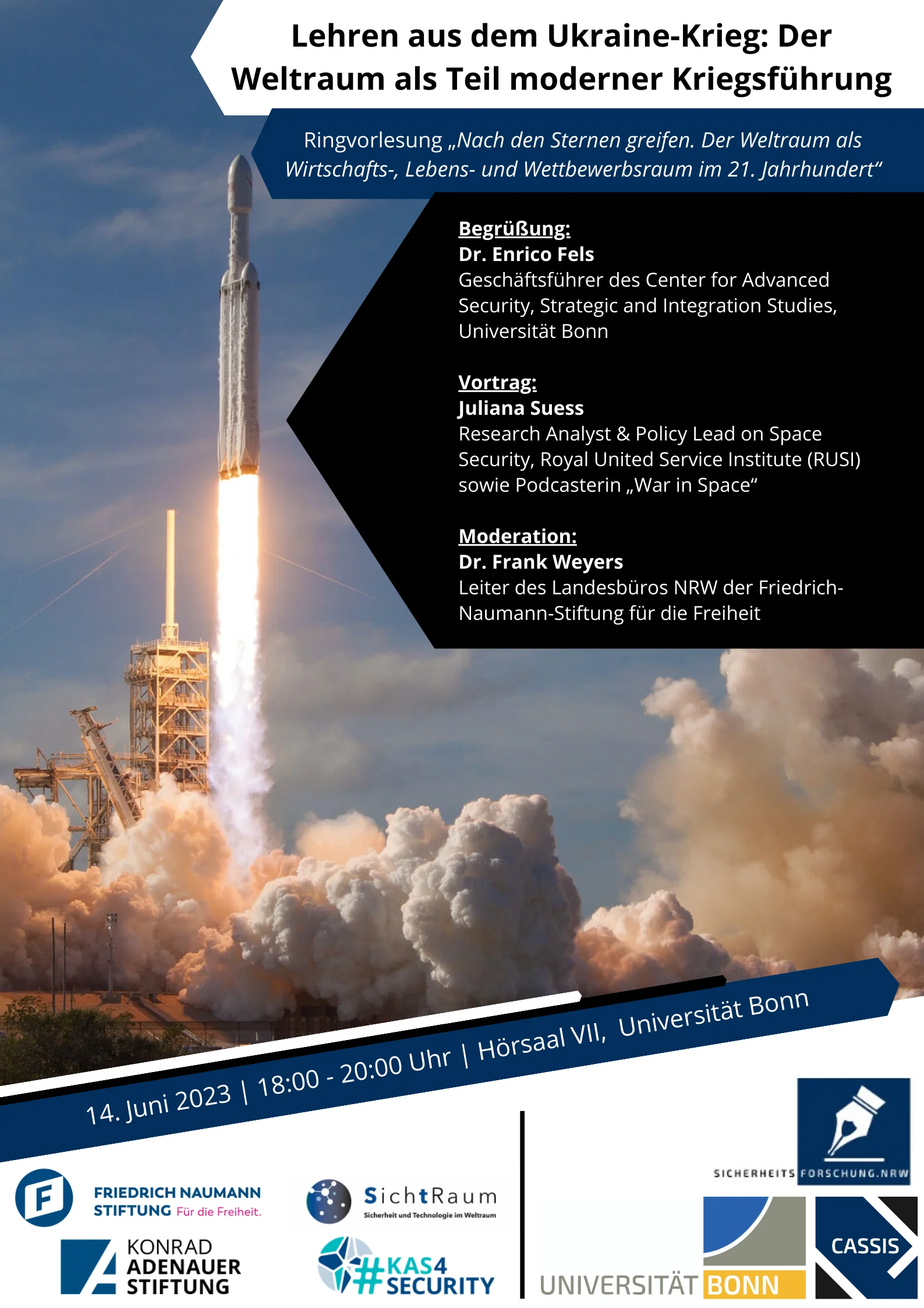 VA 14.06 Lehren aus dem Ukraine-Krieg: Der Weltraum als Teil moderner Kriegsführung