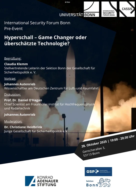 Poster 28.10. Pre-Event Hyperschallwaffen .webp