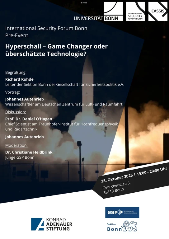 Poster 28.10. Pre-Event Hyperschallwaffen .webp