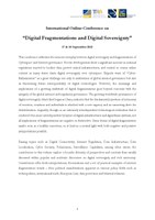 Conference Program - Digital Fragmentations and Digital Sovereignty Sep21.pdf